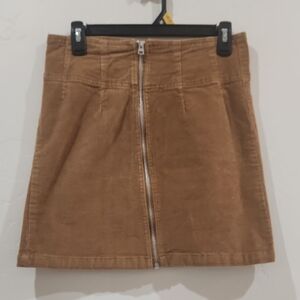 Wild Fable Tan Corduroy  Mini Skirt